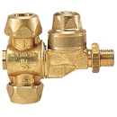 Porte buse atomiseur laiton 1/4" Mâle pour 2 pastilles AMT Ø 18 mm