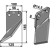 Lame gauche pour Fraise/Rotavator FORIGO-ROTERITALIA G4595100 adaptable - 