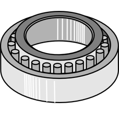 Kegelrollenlager Ø 40 mm – Nachbau  