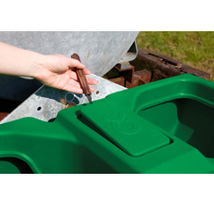 Double abreuvoir à flotteur S60 vert 58 L