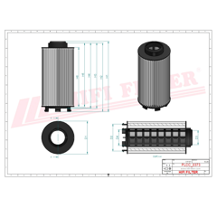 Filtre à gasoil adaptable HIFI FILTER SN70415