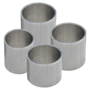 Alu-Befestigunghülse für Berstschutz-Schlauch IxAxBxS 22x25x25x1,5 mm ValCon ABH25