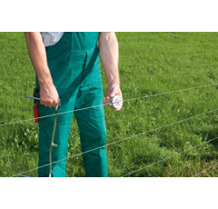 Tendeur rotatif pour fils et cordes aluminium - PATURA