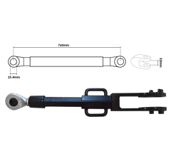 Suspente pour tracteur MASSEY FERGUSON 3581996M93 adaptable