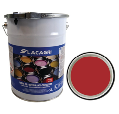 Peinture de finition Rouge MASSEY FERGUSON seau 5L| LACAGRI