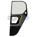 Vitre latérale gauche - plate - claire pour téléscopique MERLO 83430 adaptable