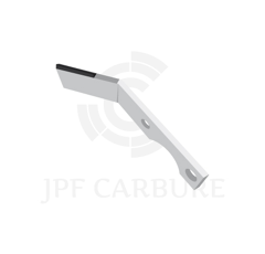 Lame Droite petit modèle avec plaquettes carbure SIMON adaptable