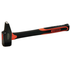 Martillo rivoir de 40 mm - 800 g para zurdos con mango de fibra - KS TOOLS
