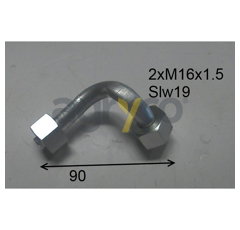 Tuyau metallique pour téléscopique MERLO 55309 adaptable