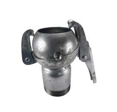 Raccord mâle 120 mm avec filetage mâle galva ROTO