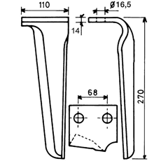 Kreiseleggenzinken links KUHN 301 3606300488257 original