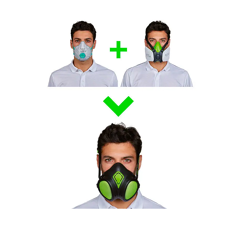 Demi-masque A2P3 pour phytosanitaire 8100 - BLS