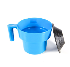 Bol de traite en plastique conique 1 l