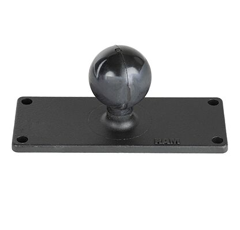Base à platine rectangulaire avec boule Ø 3,81 cm | RAM