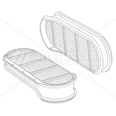 Filtre à air sécurité adaptable HIFI FILTER SA160167