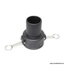 Banjo-Schnellkuppler, Mutterteil 3",mit Schlauchanschluss 75 mm Agrotop