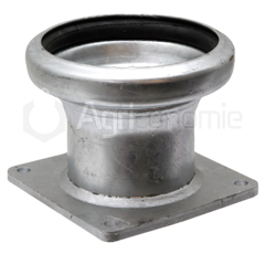 Raccord mâle avec bride Ø 194 mm adaptable