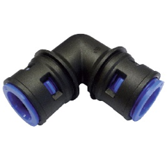 Coude Ø 25 mm pour tube rampe adaptable