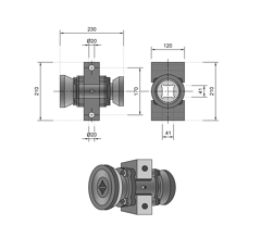 Lager für Scheibeneggen SOUCHU-PINET 5273170