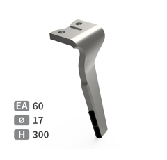 Dent de herse rotative Droite 2 plaquettes carbure REMAC RH112 adaptable