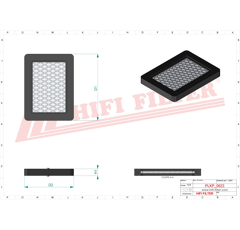 Filtre habitacle adaptable HIFI FILTER SC40149