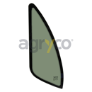 Vitre de porte supérieure - avant - gauche - plate - teintée pour téléscopique MANITOU 704996 adaptable