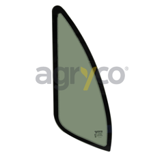Vitre de porte supérieure - avant - gauche - plate - teintée pour téléscopique MANITOU 704996 adaptable