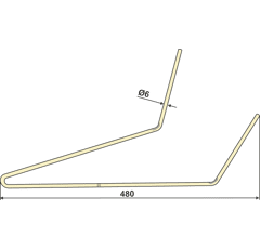 Sternradschwader Ø6 - 600005 | Niemeyer - Nachbau