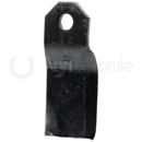 Couteau torsadé gauche pour broyeur 220 x 80 mm RÖLL 690609 adaptable