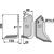 Lame gauche pour Fraise/Rotavator PEGORARO 5379 adaptable - Blacksteel©