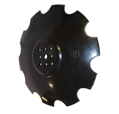 Disque crénelé ∅560x4 pour déchaumeur AGRISEM TCS-DIS-531 adaptable - Blacksteel©
