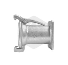 Bride carrée + raccord femelle Ø 150 mm adaptable - FERRARI