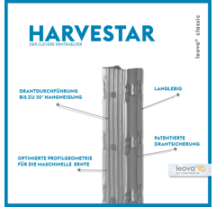LEOVA® HARVESTAR - Reihenpfahl - Bandverzinkt Z350