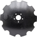 Disque crénelé ∅560x6 pour déchaumeur ∅ 75 adaptable 