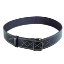 Collier cuir noir 27mm x 55 cm- KAMER