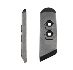 Pointe Gauche carbure pour charrue RABEWERK MP 332 L adaptable