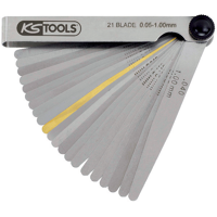 Jauge D'Épaisseur 14 Lames Acier Inox - Outil De Mesure Métrique 200mm