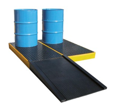 Plateforme de rétention PEHD 2000 kg adaptable