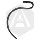 Dent chisel 460 x 45 x 8 mm adaptable