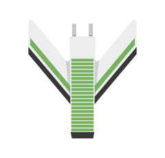 Sabot de décompacteur avec ailerons large, plaquettes carbure et rechargement RAZOL AVR004823 adaptable