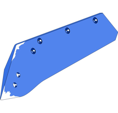 Wechselspitzenschar - links SSP350WSLM Rabe by Muzzi Industrie