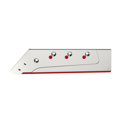 Soc carbure Gauche à pointe boulonnée 16" pour charrue GRÉGOIRE BESSON 173614 adaptable - BlackSteel©