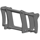 Interface d'accroche pour chargeur frontaux MAILLEUX/CATERPILLAR adaptable