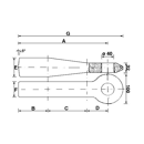 Anneau d'attelage plat 8 T adaptable