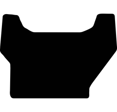 Passform Fußmatte passend für Valtra A-Serie - (mit Hopfenkabine von Mauser) - ab Bj. 3/18