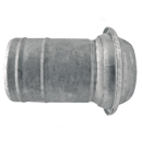 Raccord mâle entrée Ø 120 mm sortie Ø 133 mm embout adaptable