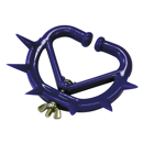 Anti téteur plastique à pointes bleu moyen modèle