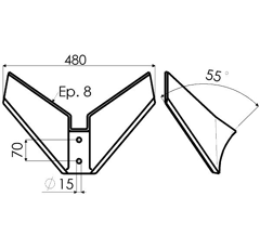 Ailette pour déchaumeur KUHN 622210 origine