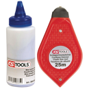 Cordeau de tracage 25 mètres + pot 150 gr poudre bleue | KS TOOLS