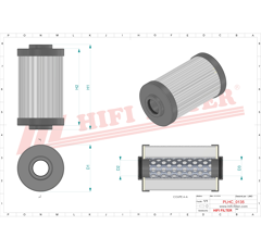 Filtre hydraulique adaptable HIFI FILTER SH57382